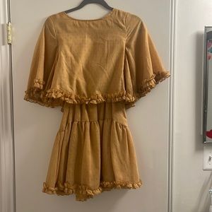 princess polly mustard dress